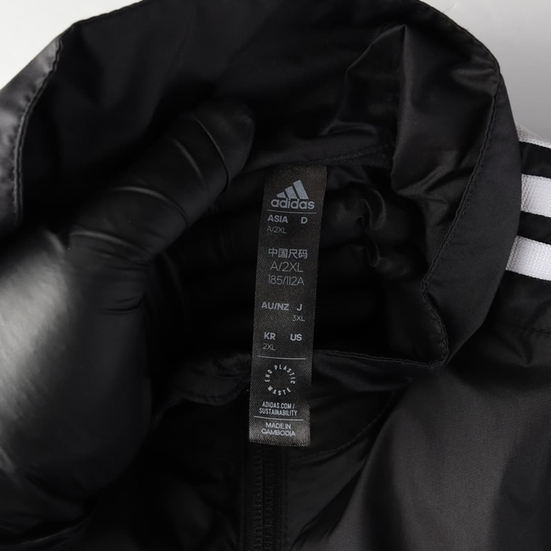 아디다스 삼선 블랙 트랙 바람막이 자켓 2XL 상품이미지6
