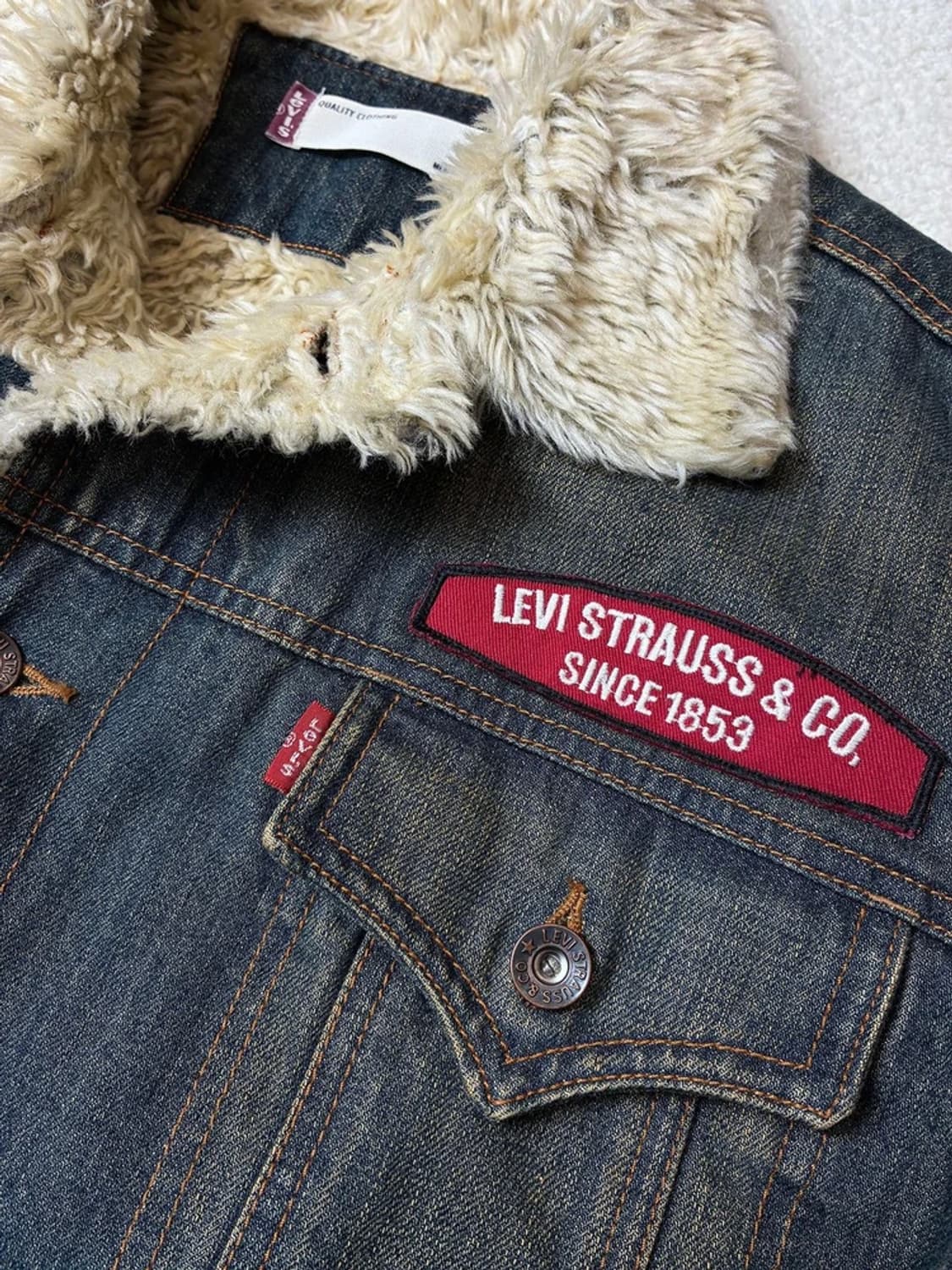 리바이스 00's 패치드 쉐르파 트러커 자켓 PN6386 상품이미지3