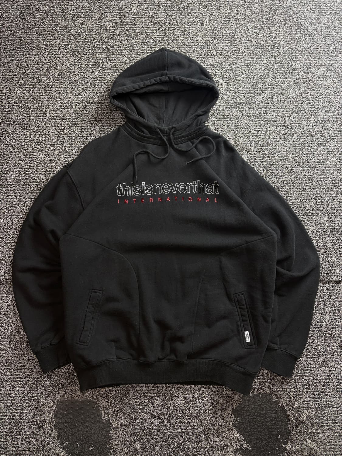 디스이즈네버댓 인터네셔널 로고 후드티 3847 상품이미지2