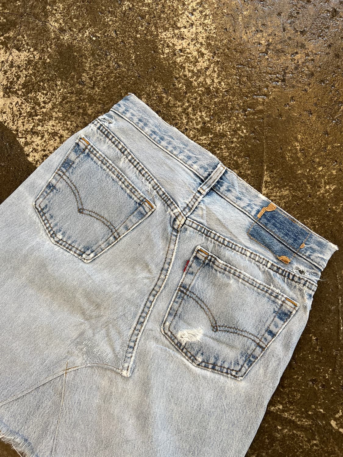 Levis 빈티지 데님 스커트 상품이미지5