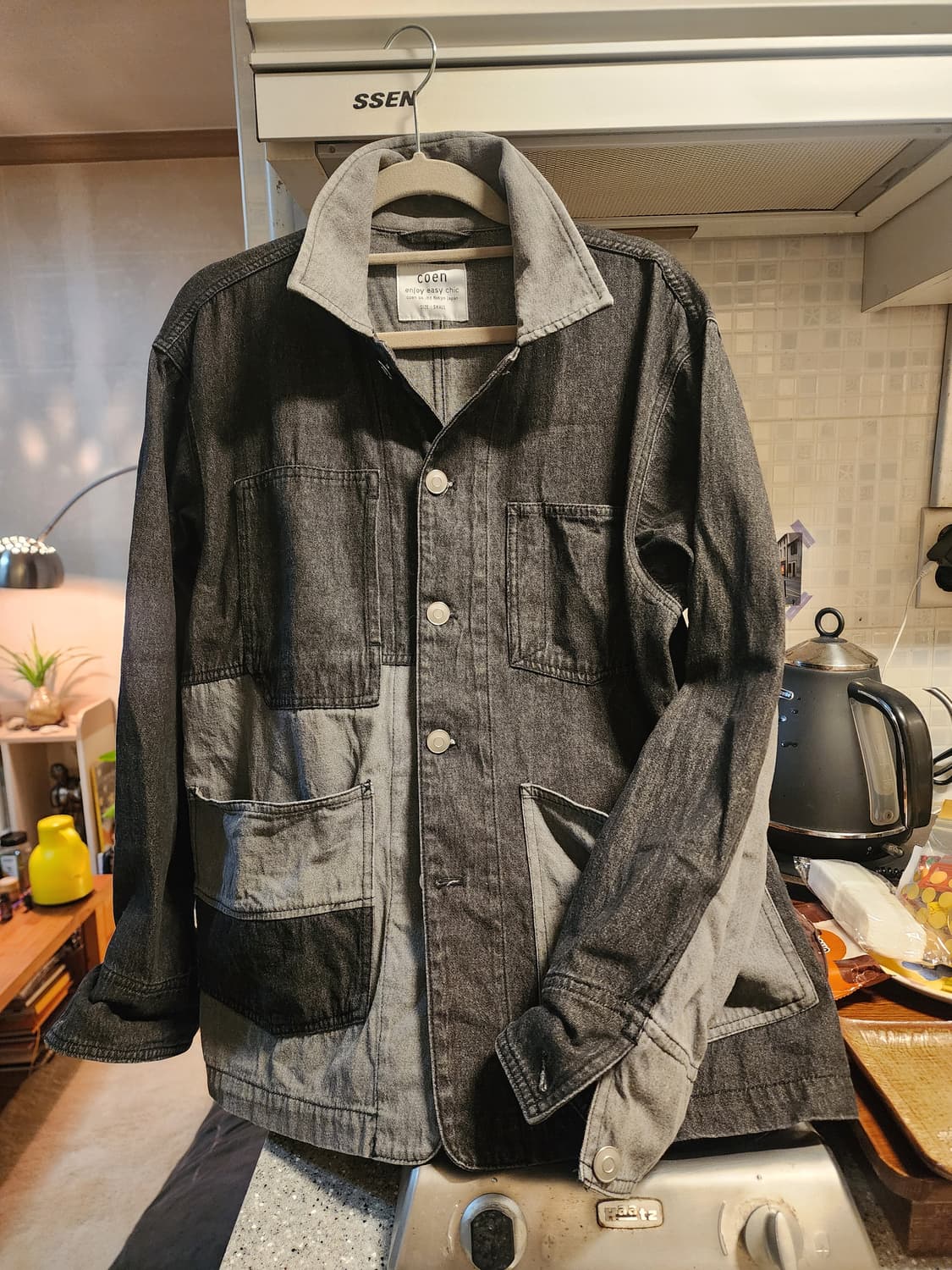 Coen 믹스진 자켓 스몰사이즈 상품이미지1