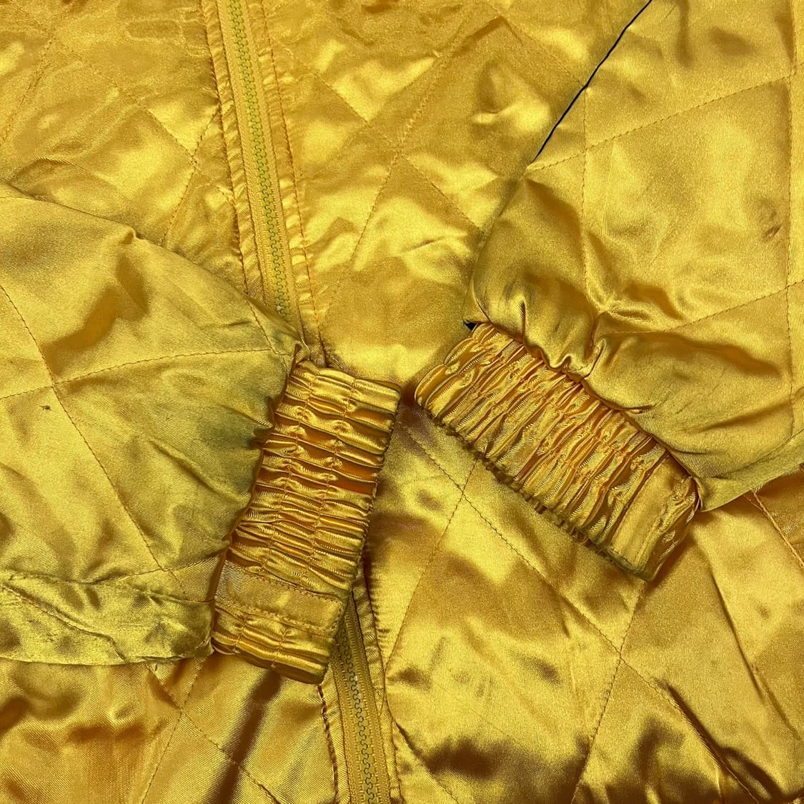 [정품/95] 아디다스 퀼팅 후드 옐로우 자켓 b14 상품이미지5