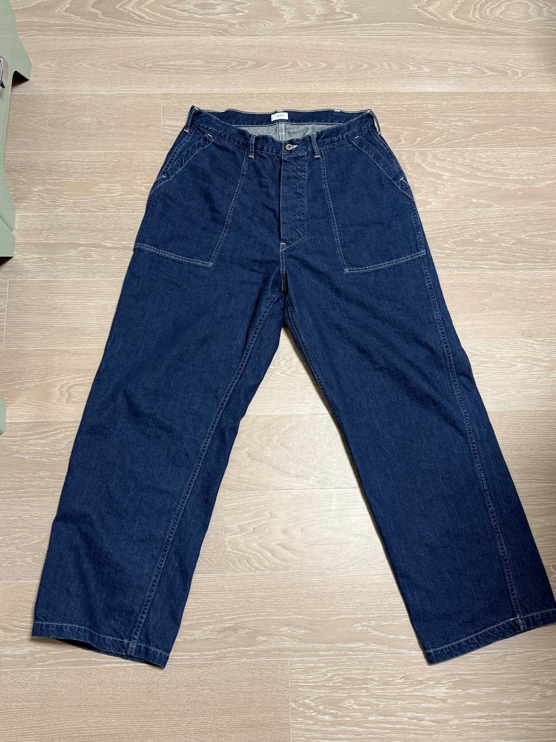 [새상품] 시오타 베이커 데님 팬츠 딥블루 5 상품이미지1