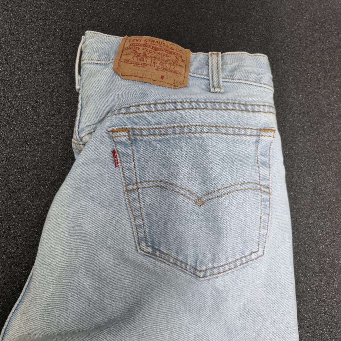 리바이스 501 made in usa 연청 상품이미지9