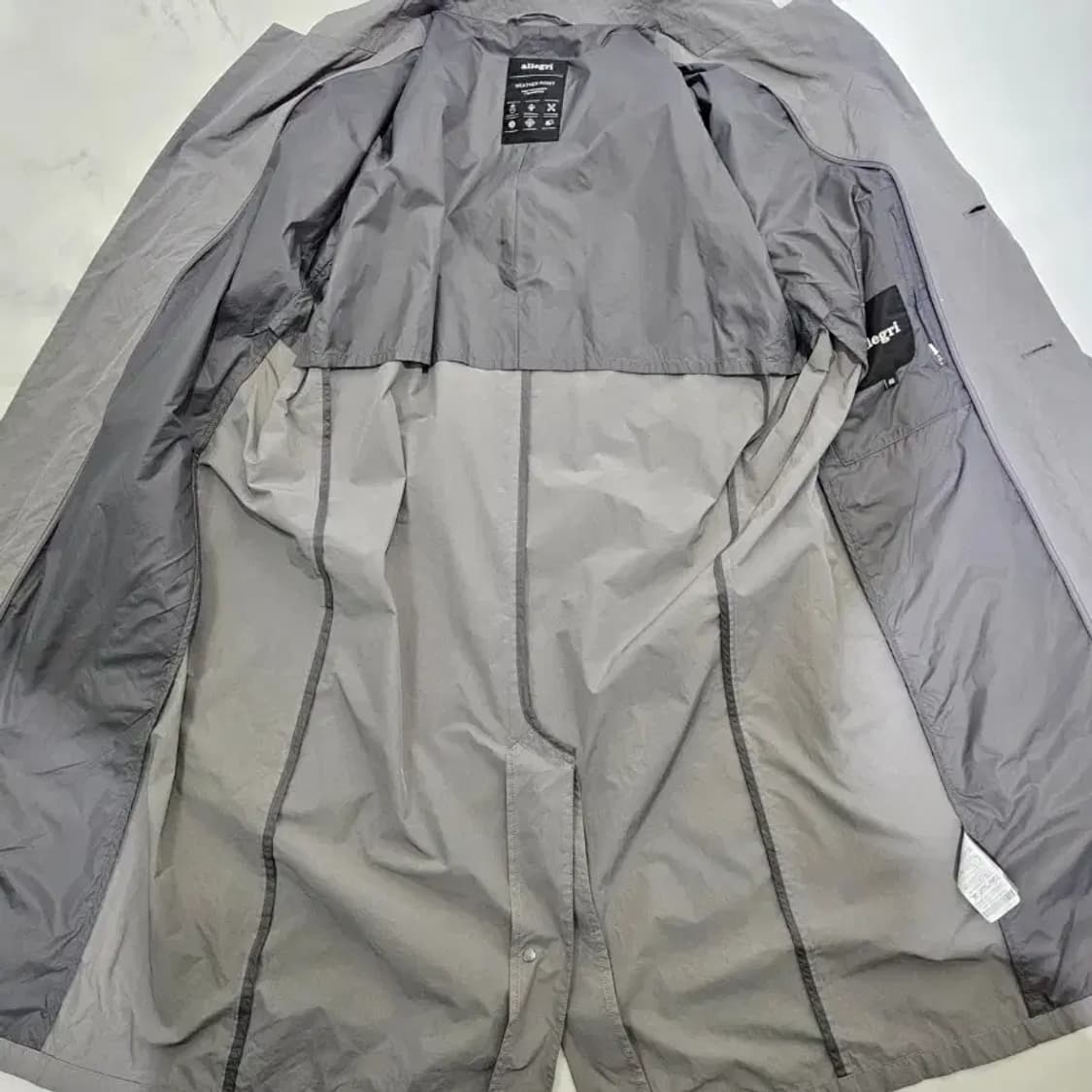 [정품/새상품] 알레그리 웨더포인트 나일론 롱 재킷/코트 48 (100) 상품이미지10