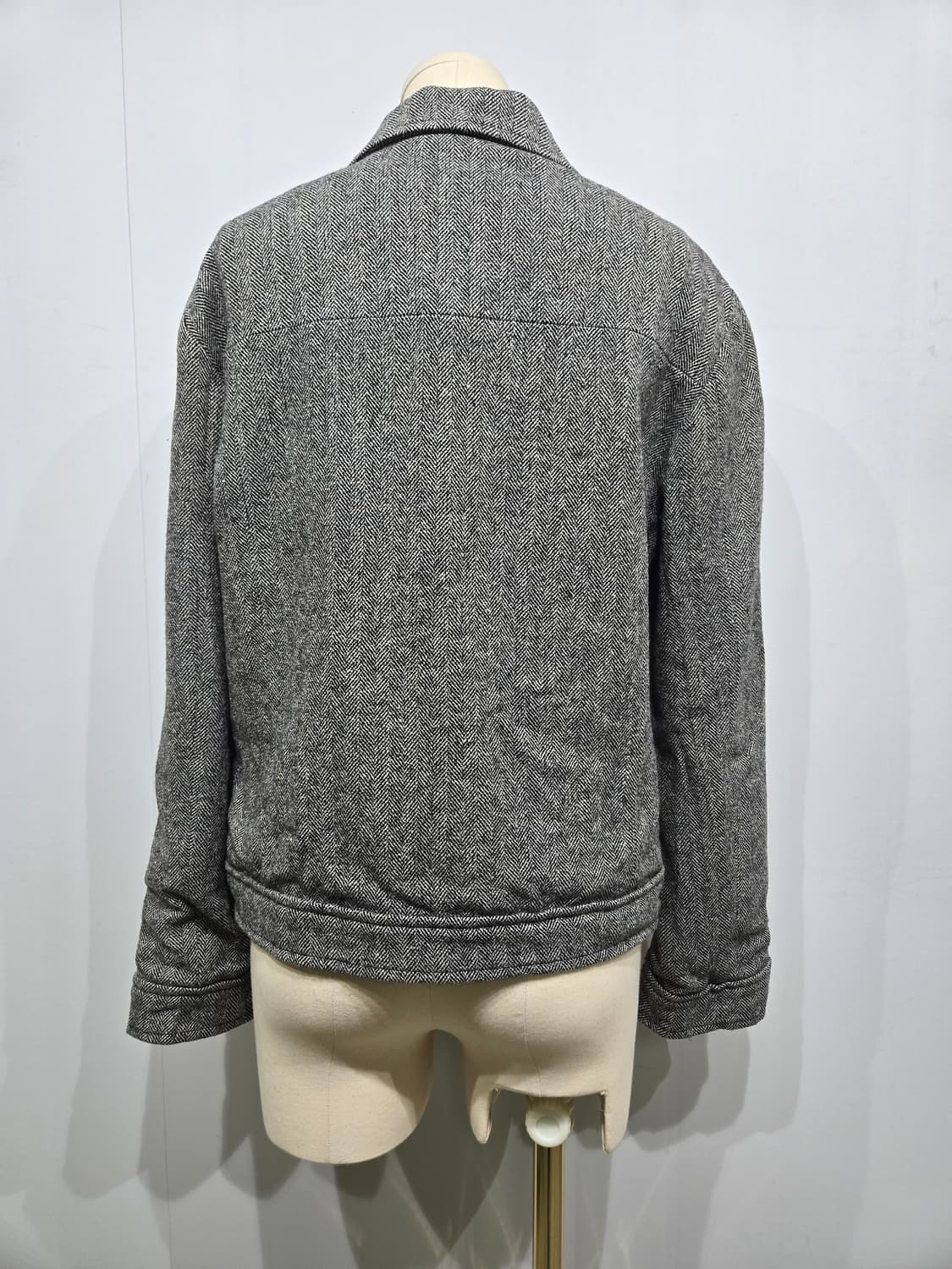 막스앤코 헤링본 패턴 봄버 자켓 막스마라 상품이미지2