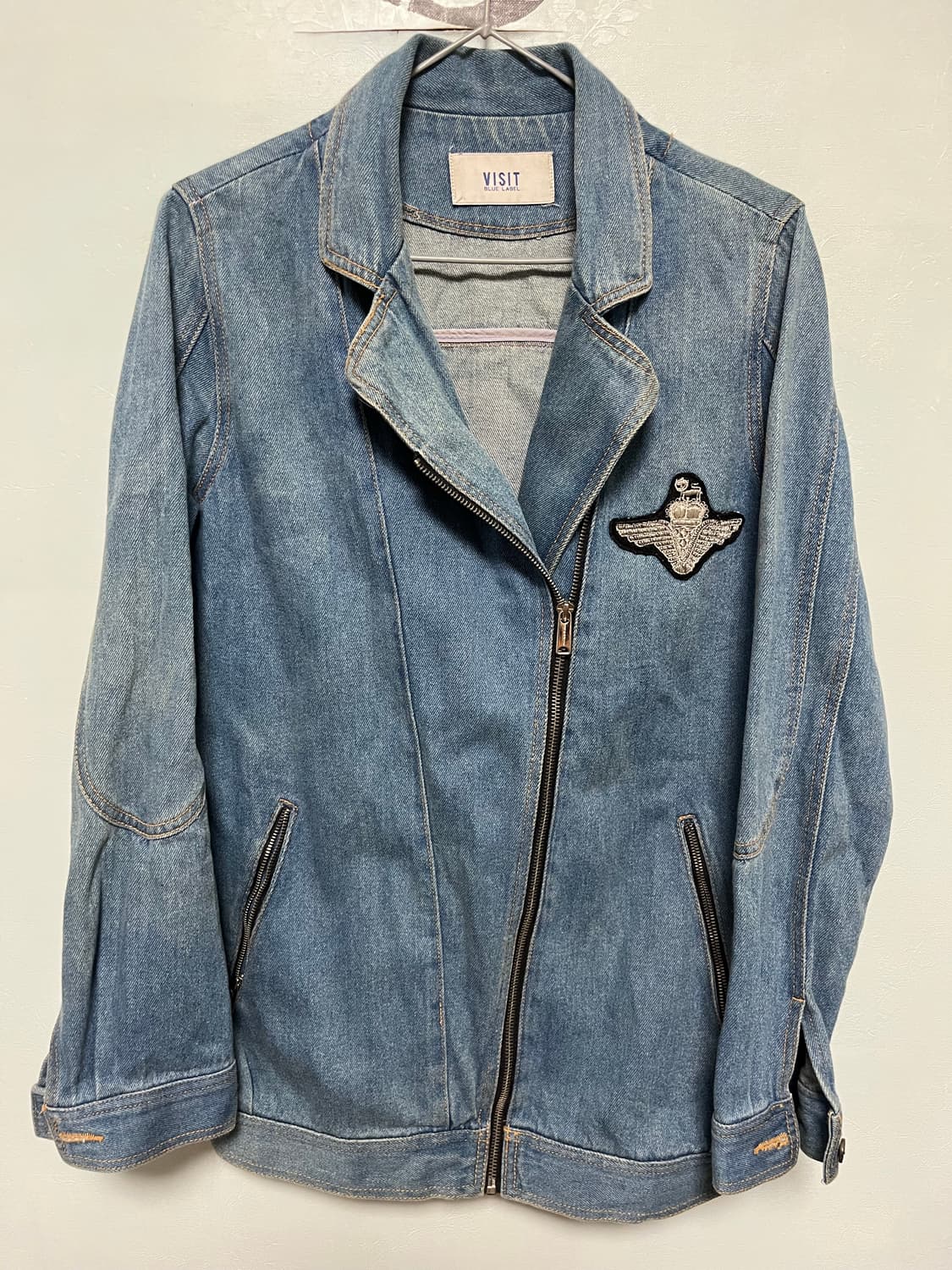 VISIT 데님 블루종 자켓 상품이미지1