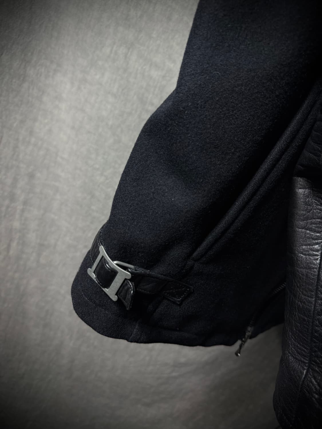 Attachment High Neck Asymmetric Jacket 상품이미지8