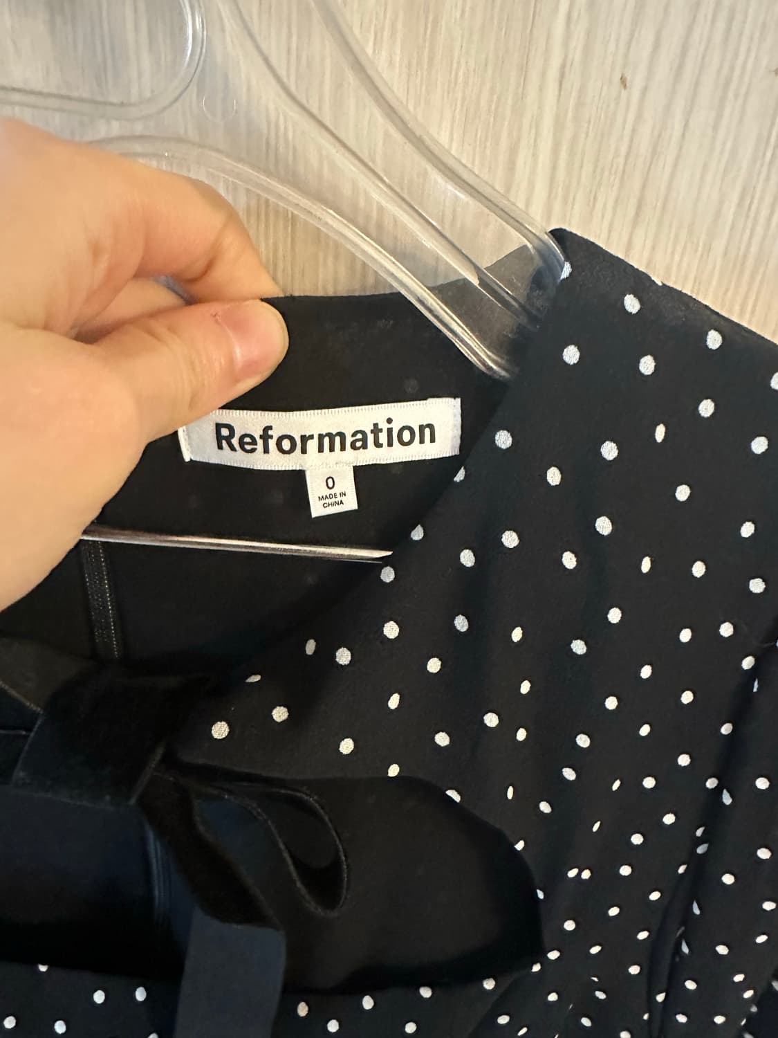 새상품 리포메이션 마티아 코튼 니트 미니 스커트입니다. XS 사이즈이며, 상품이미지9