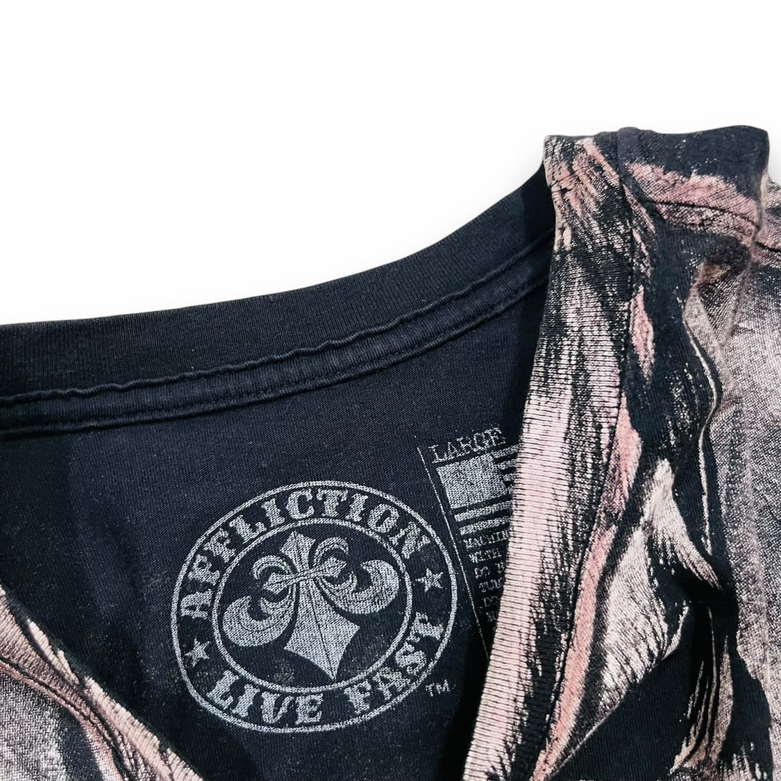 Affliction Puppet Master Skull T-shirt 상품이미지5