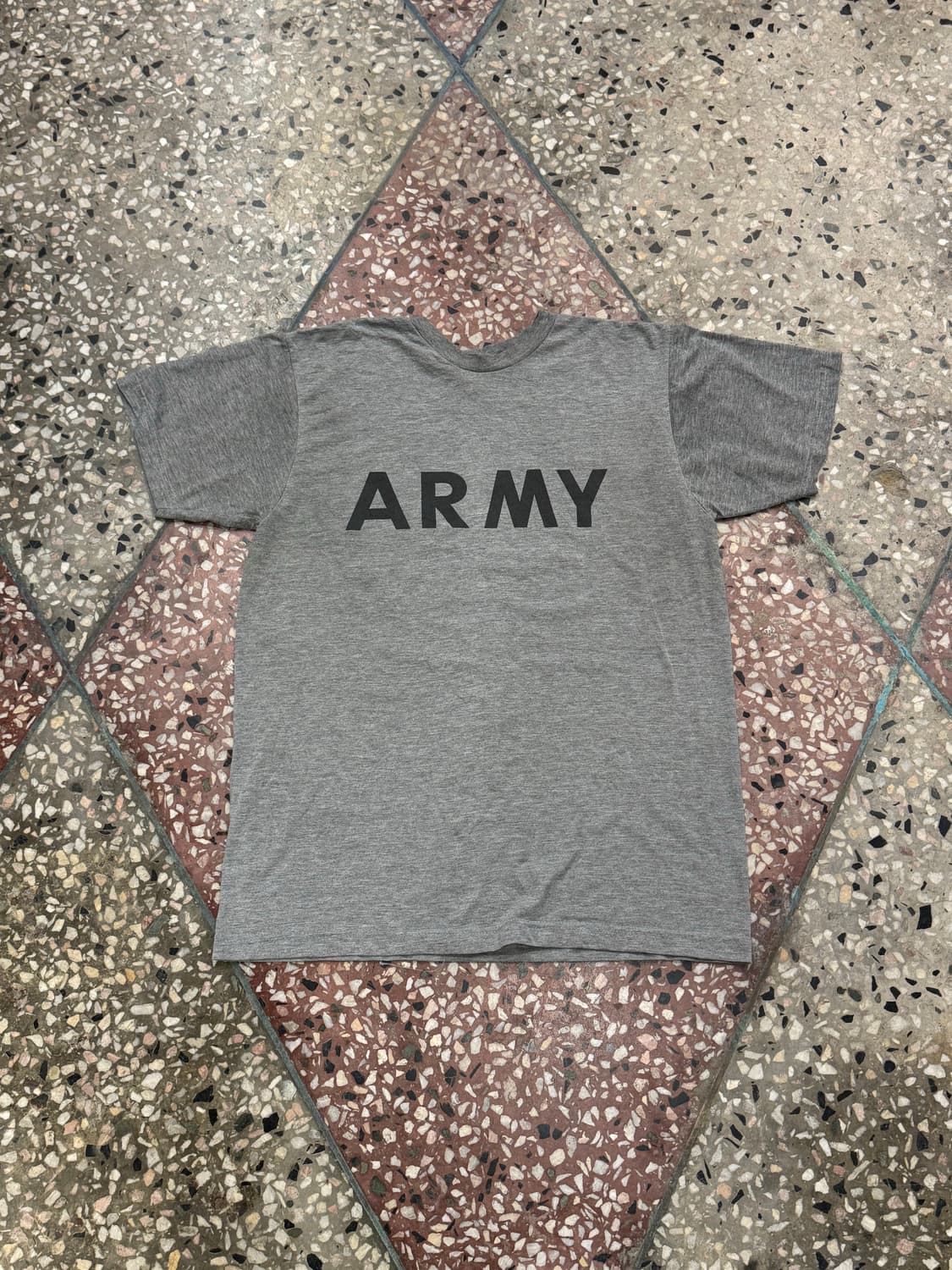 빈티지 미군 ARMY 트레이닝 티셔츠 (M) 상품이미지1