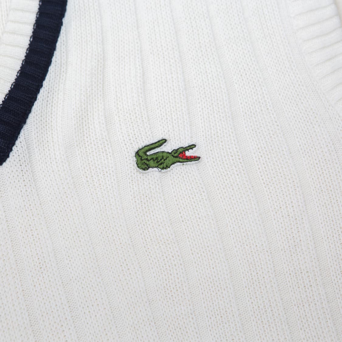 70s 라코스테 아크릴 크리켓 니트 베스트 상품이미지5