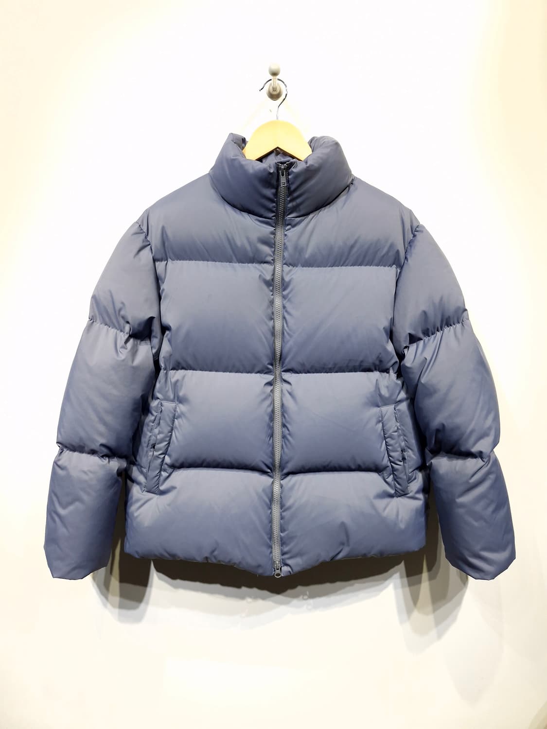 COOR 쿠어 구스다운 숏패딩 블루그레이(M) 상품이미지3