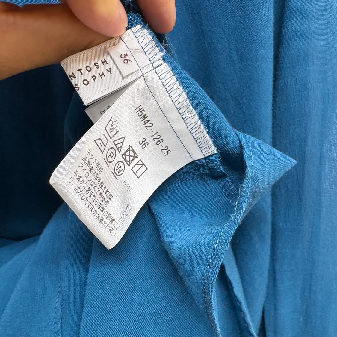 MACKINTOSH PHILOSOPHY 블라우스 JPN  상품이미지4