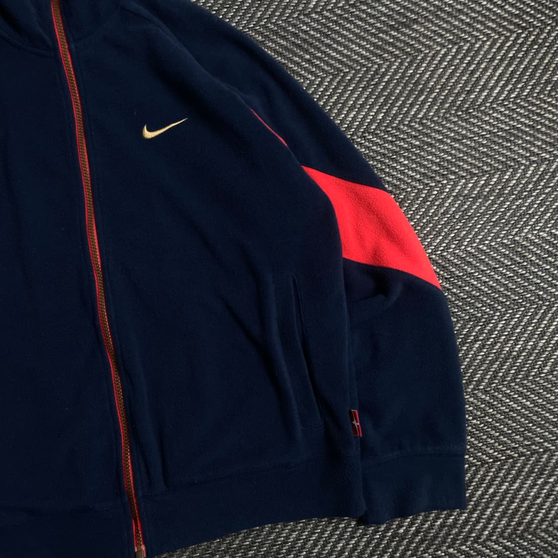 00s 나이키 빅로고 올드스쿨 플리스 자켓o 3643 상품이미지3