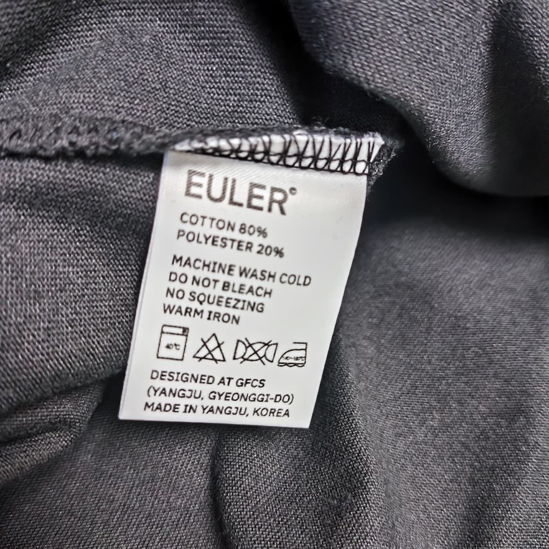 [L] 율러 오버사이즈 모크넥 티셔츠 상품이미지6