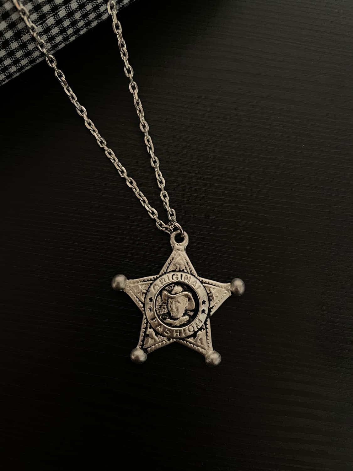 빈티지 웨스턴 스타 별 목걸이 상품이미지1