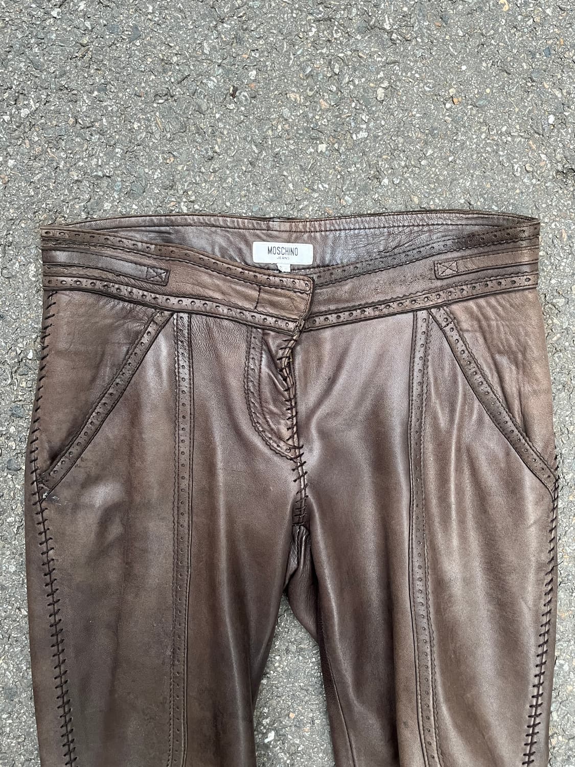 모스키노 양가죽 카프리 팬츠 상품이미지2