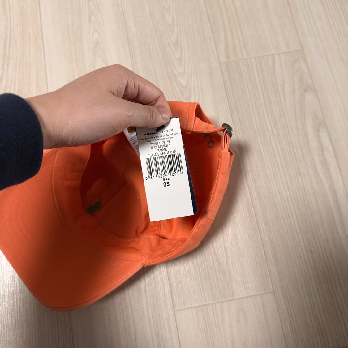 폴로 치노 볼캡 오렌지 주황색 상품이미지3