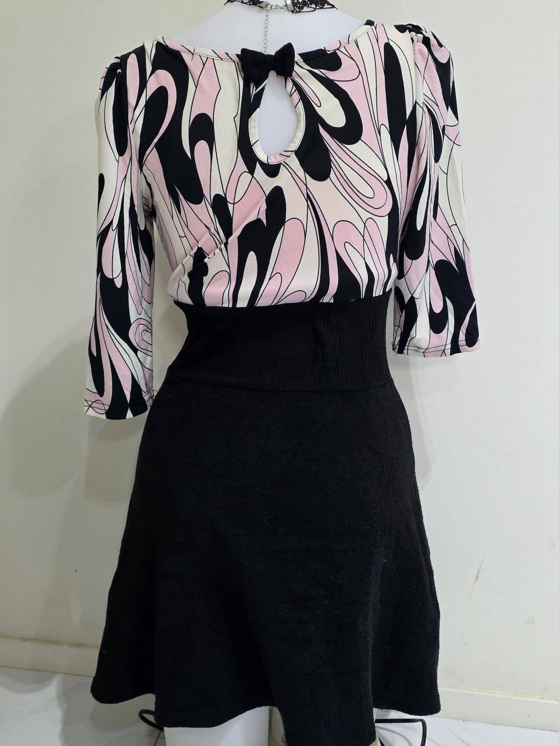 ma*rs 일본고전빈티지)00s 아게죠 오네갸루 리본 로맨틱섹시 원피스 상품이미지6