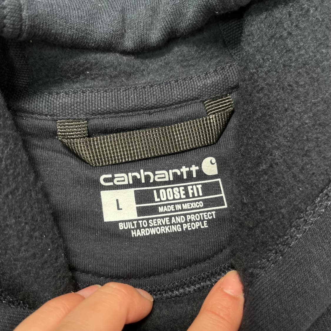 105 칼하트 WIP로고 후드티 상품이미지2