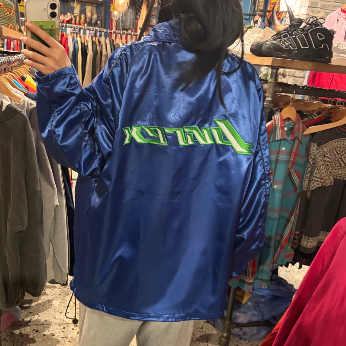 AVIREX 아비렉스 새틴 스트링 코치 자켓 상품이미지5