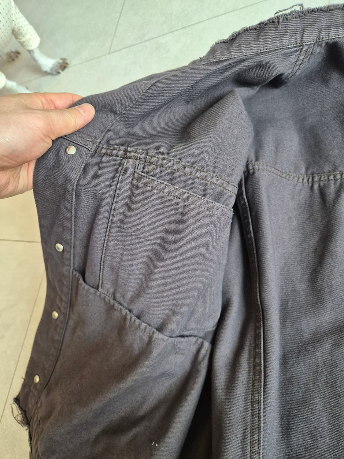 Yoke 그런지무드 오버핏 트러커자켓 2사이즈 상품이미지7