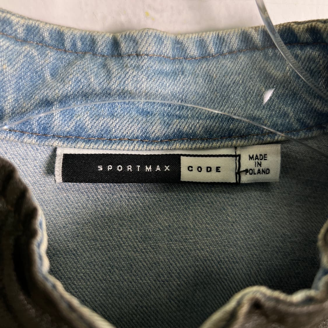 막스마라 스포츠 막스 코팅 데님 자켓 42 상품이미지3