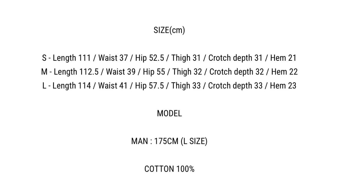 노매뉴얼 T.W denim pants 상품이미지3