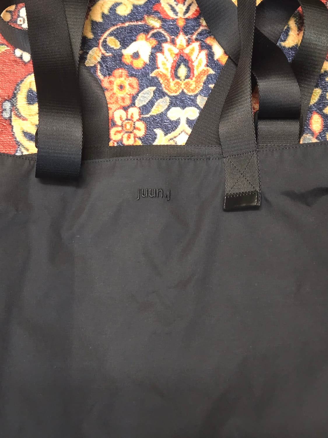 준지(Juun.J) 블랙 솔리드 투웨이 백 상품이미지3