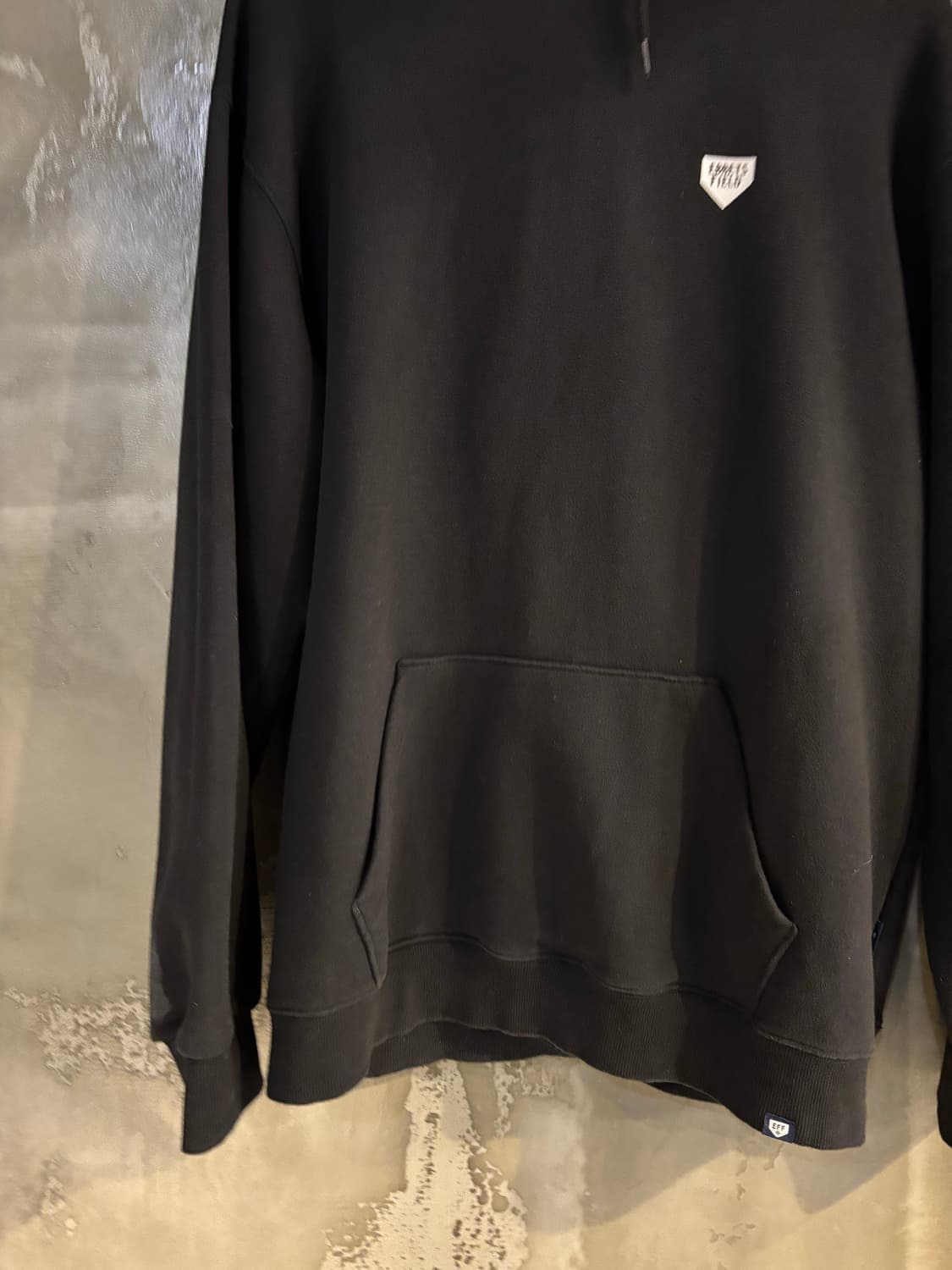이벳필드 블랙 후드티 L 상품이미지3