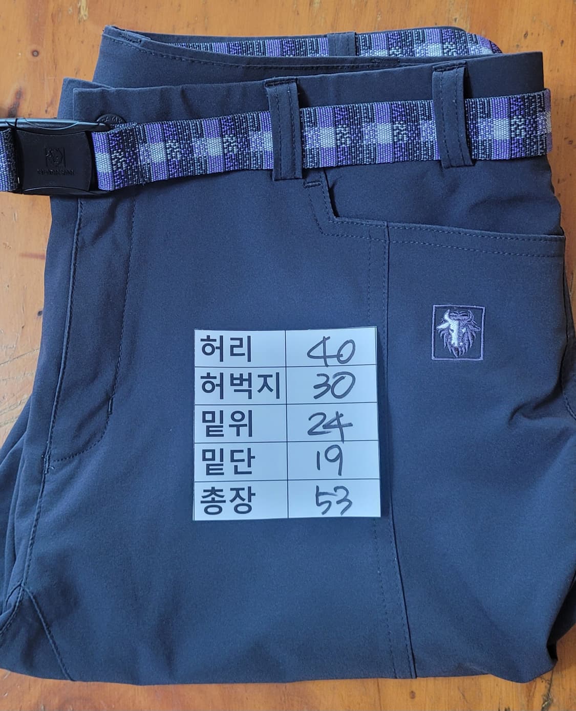 (남성29인치) 블랙야크 반바지벨트세트(여름용) 상품이미지10