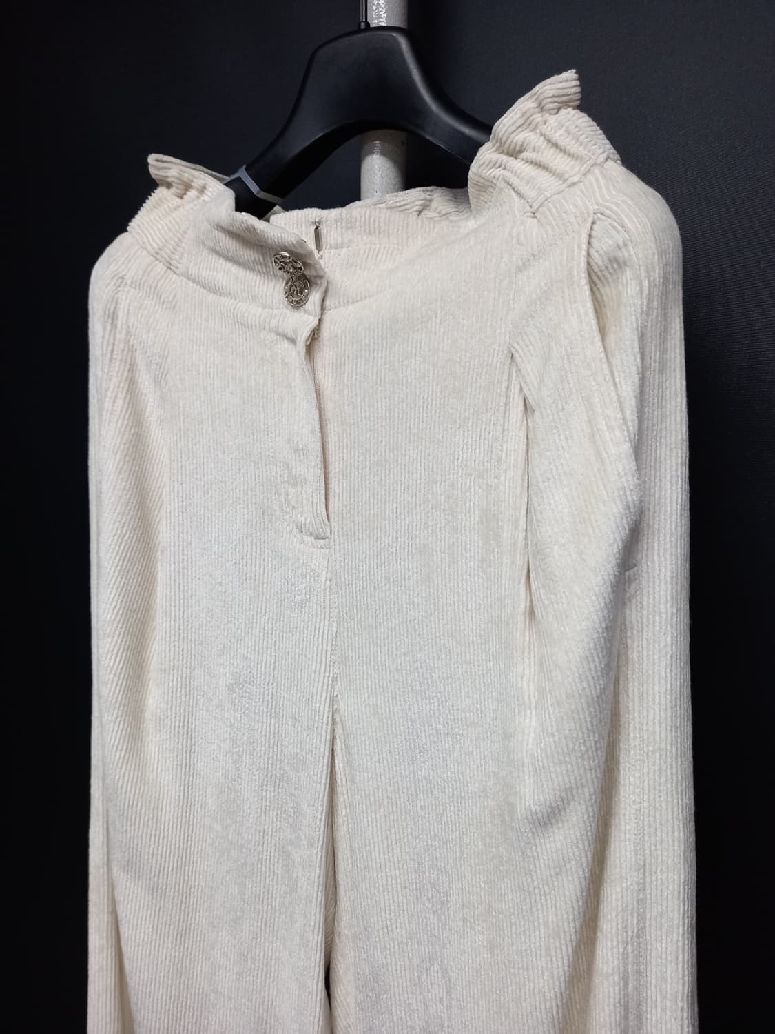 새 마인 춘추 레이온 하이웨스트 와이드 통 팬츠 33.44 상품이미지3