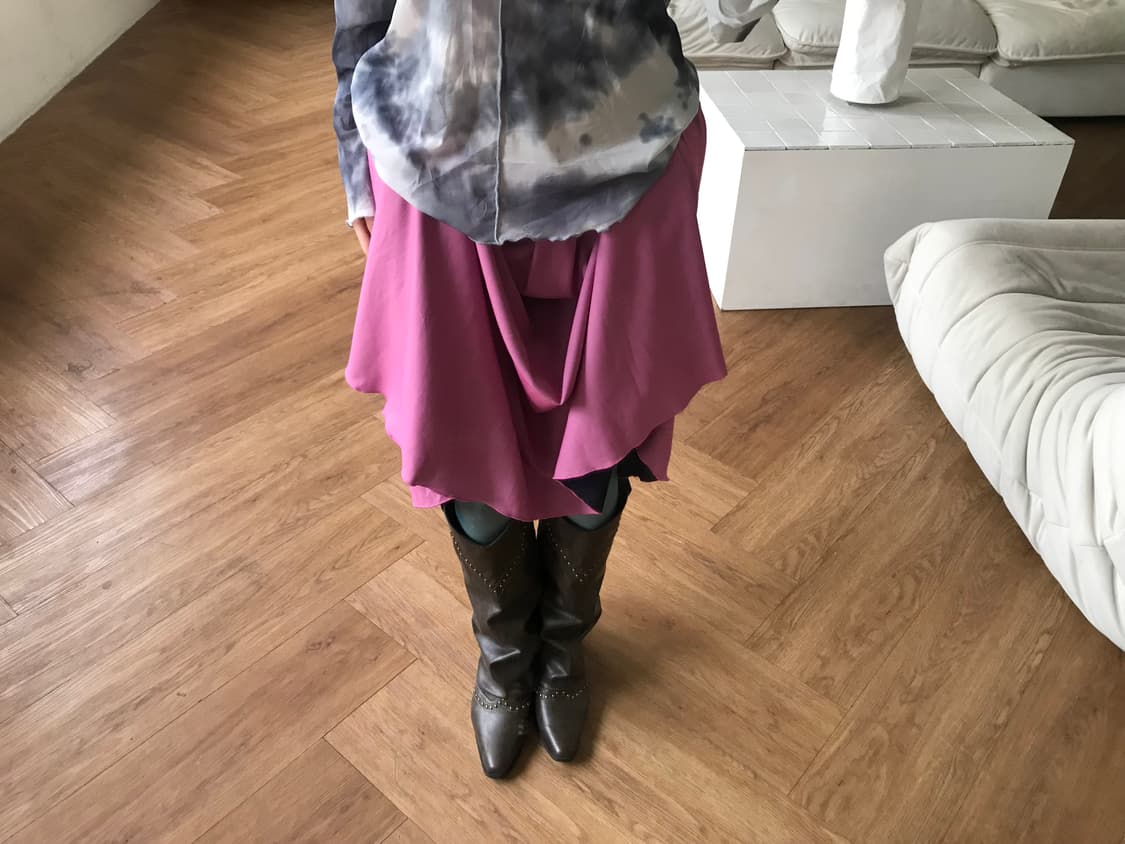 vintage pink skirt 상품이미지1