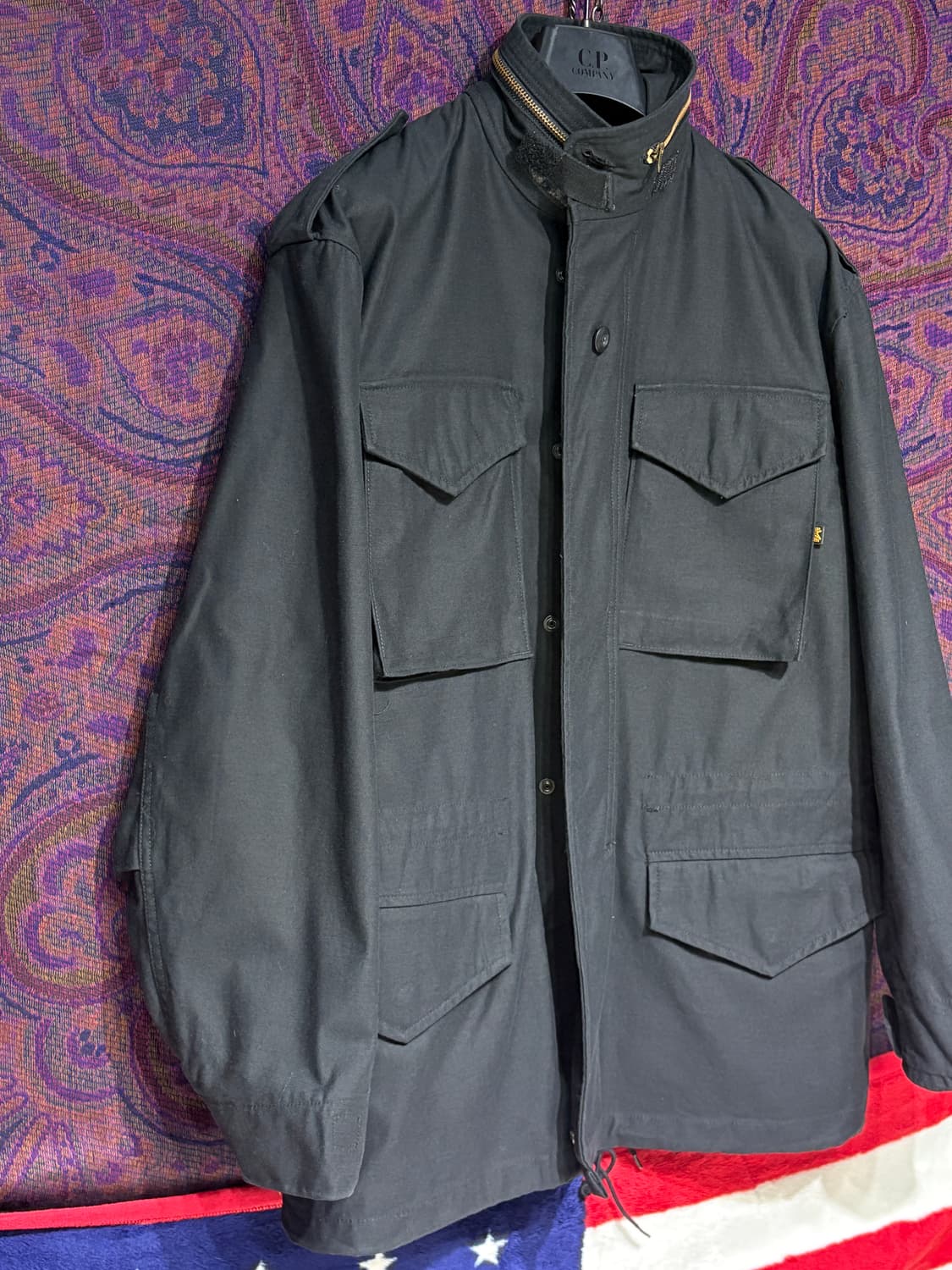 알파 m-65 필드자켓 블랙 상품이미지3