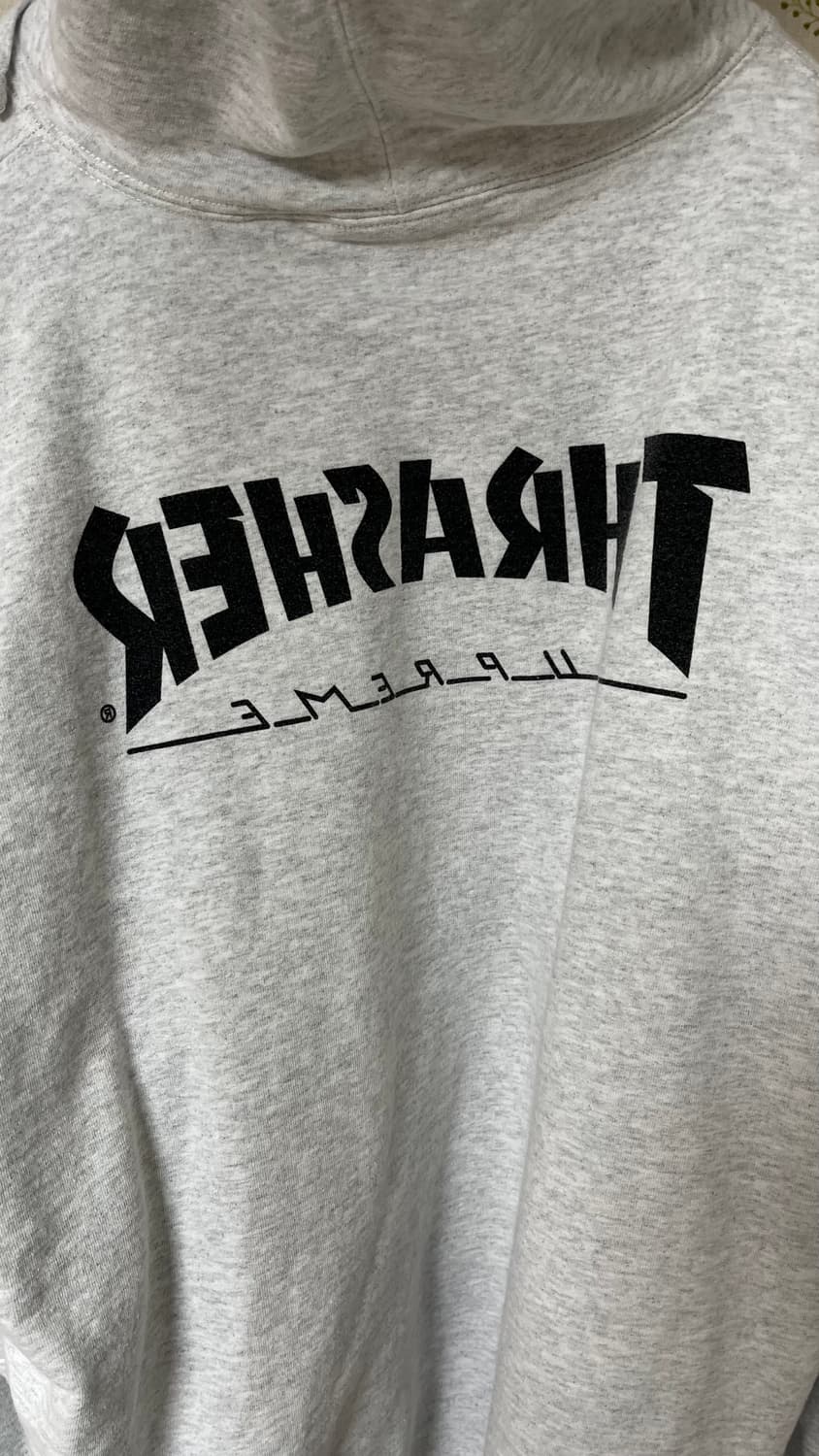 슈프림 x 트레셔 애쉬 그레이 후드티 상품이미지3