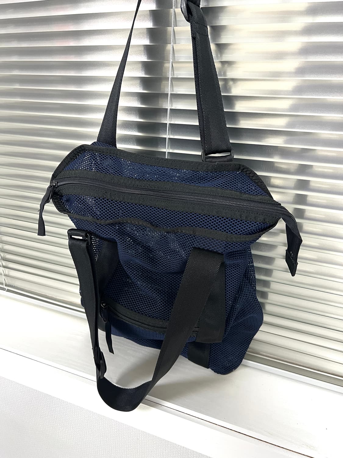 PORTER-MESH SHOULDER TOTE BAG (Navy) 상품이미지9