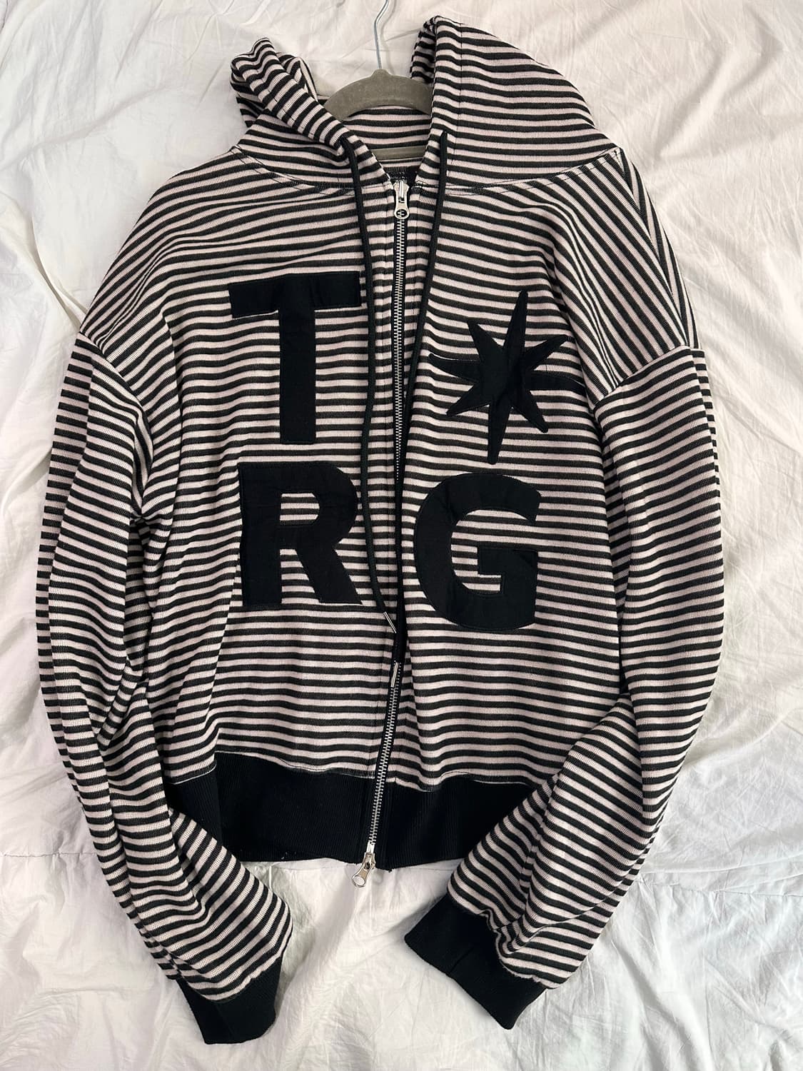 스트라이프 후드집업 상품이미지1