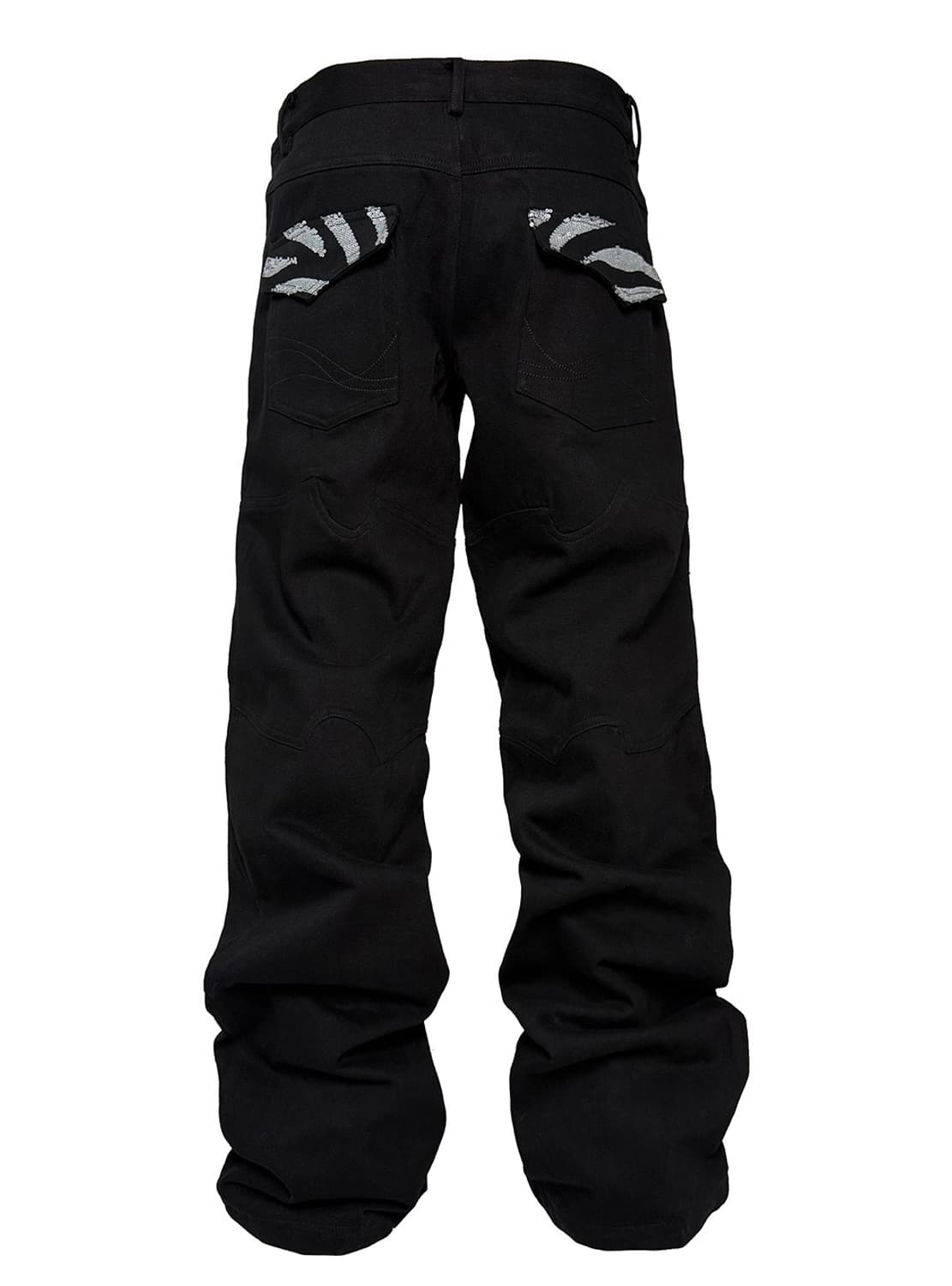Skeleton Embroidery Straight Pants  상품이미지2