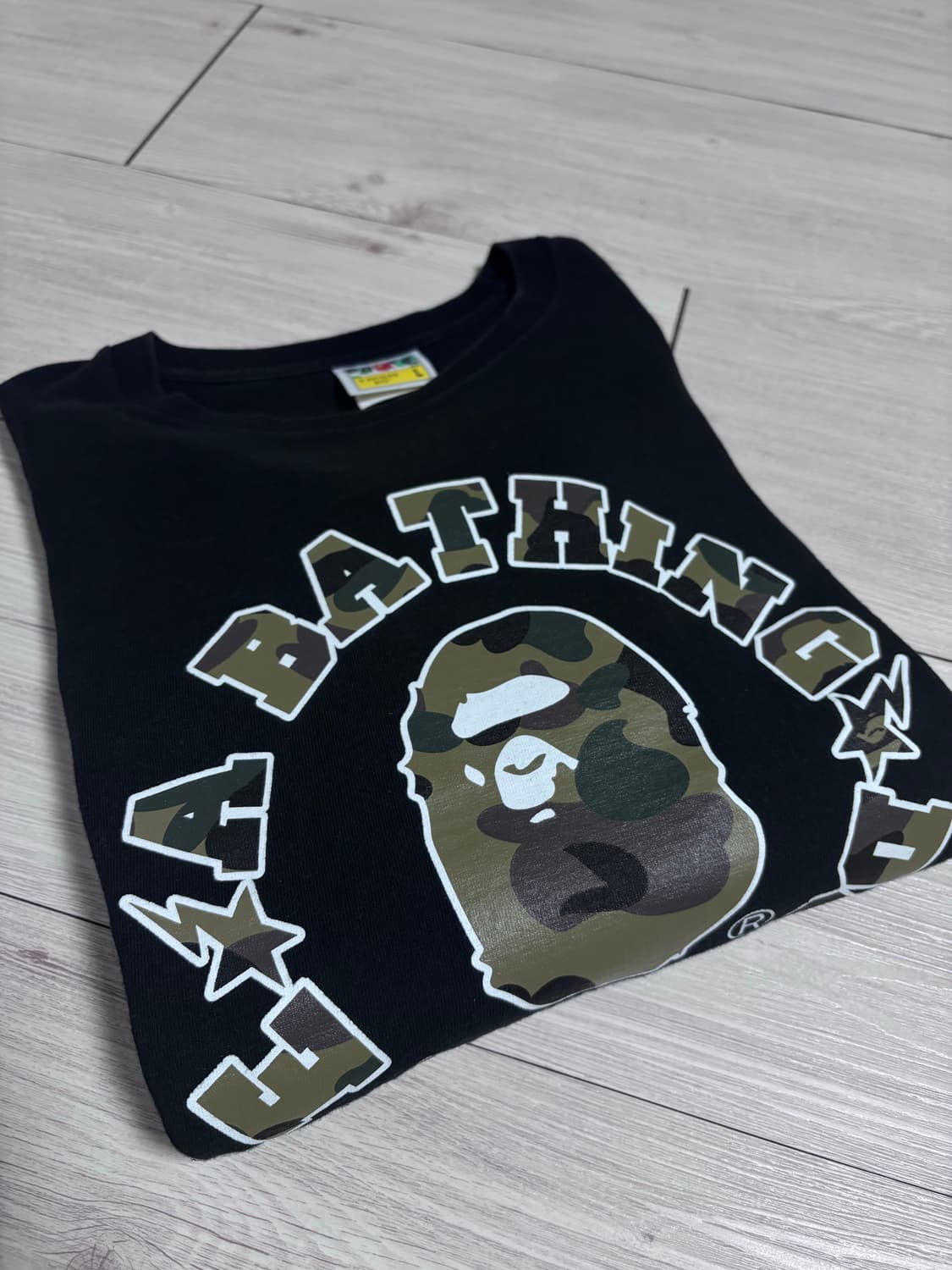 [정품] 베이프 빅션 카모 롱슬리브 L 상품이미지4