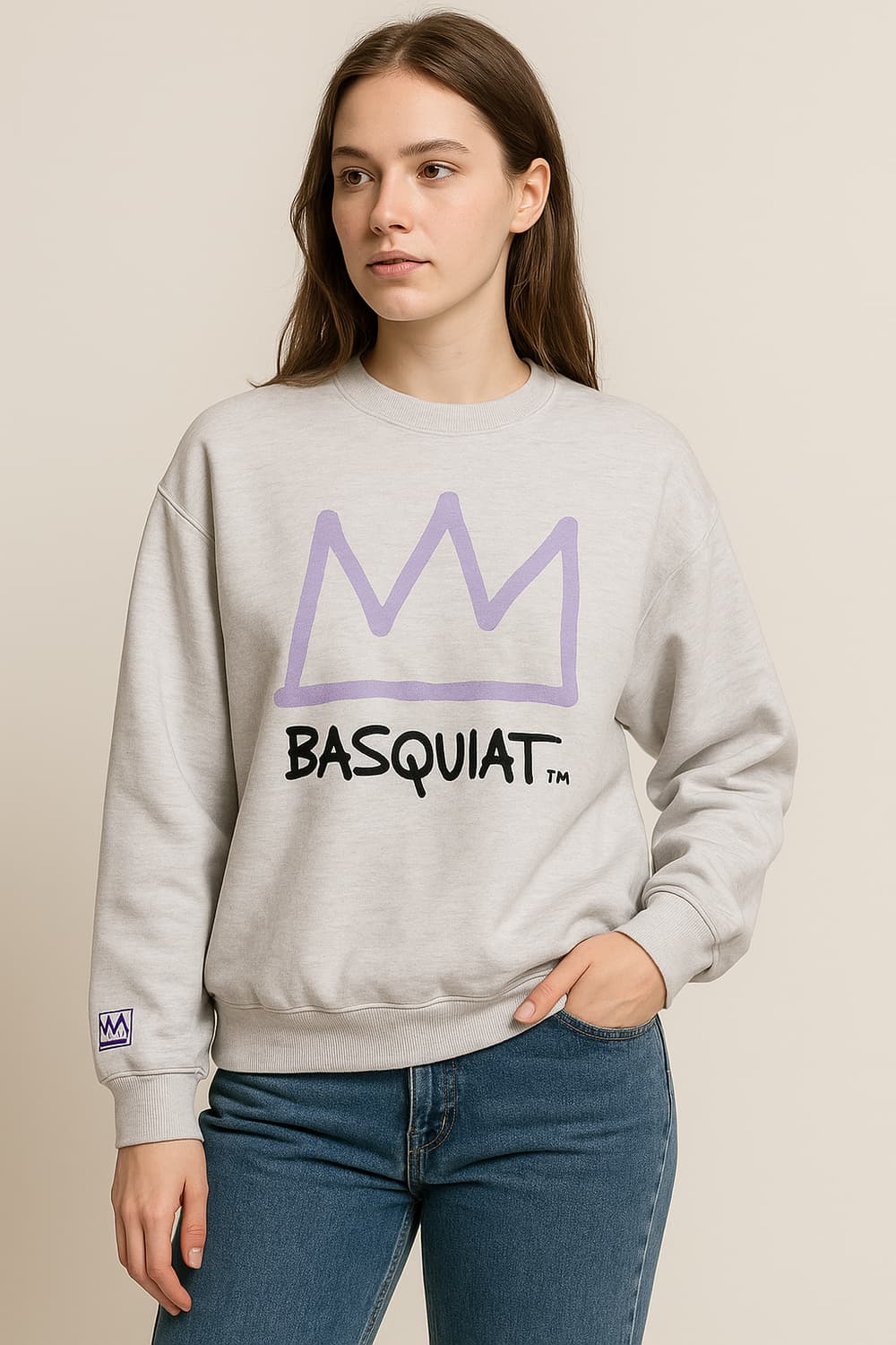 장 미쉘 바스키아(BASQUIAT) 아트 맨투맨 SM 상품이미지1