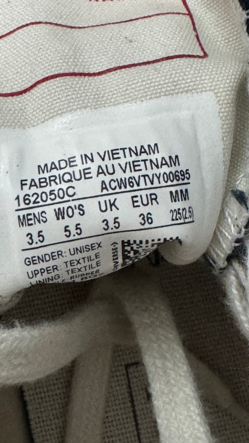 컨버스 척테일러 블랙 하이 225 상품이미지5