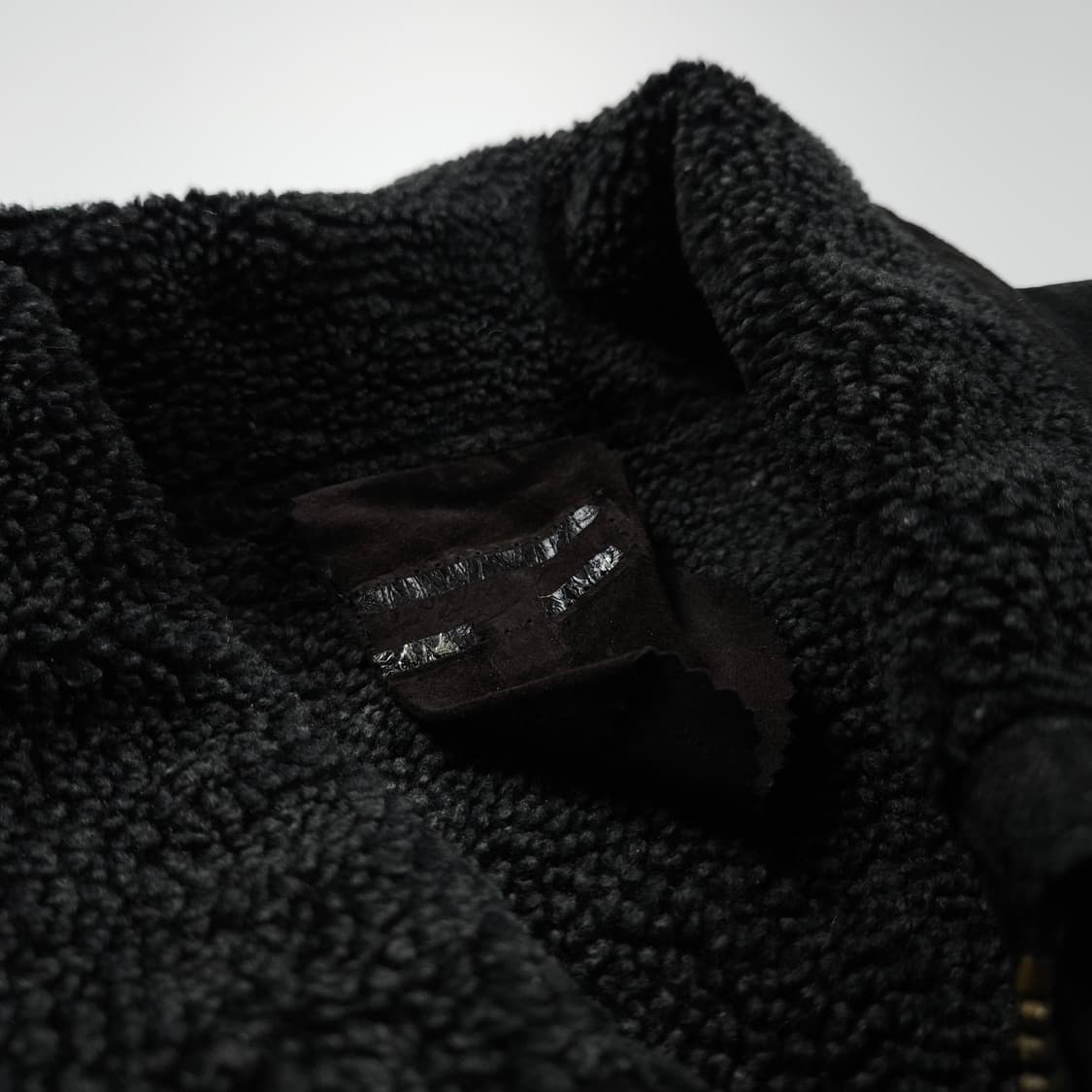 아카이브 빈티지 양가죽 스웨이드 무스탕 자켓 (L) 상품이미지7