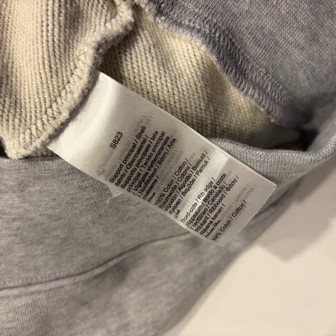 [S] 라코스테 클래식핏 그레이 스웻 후드티 C515 상품이미지8