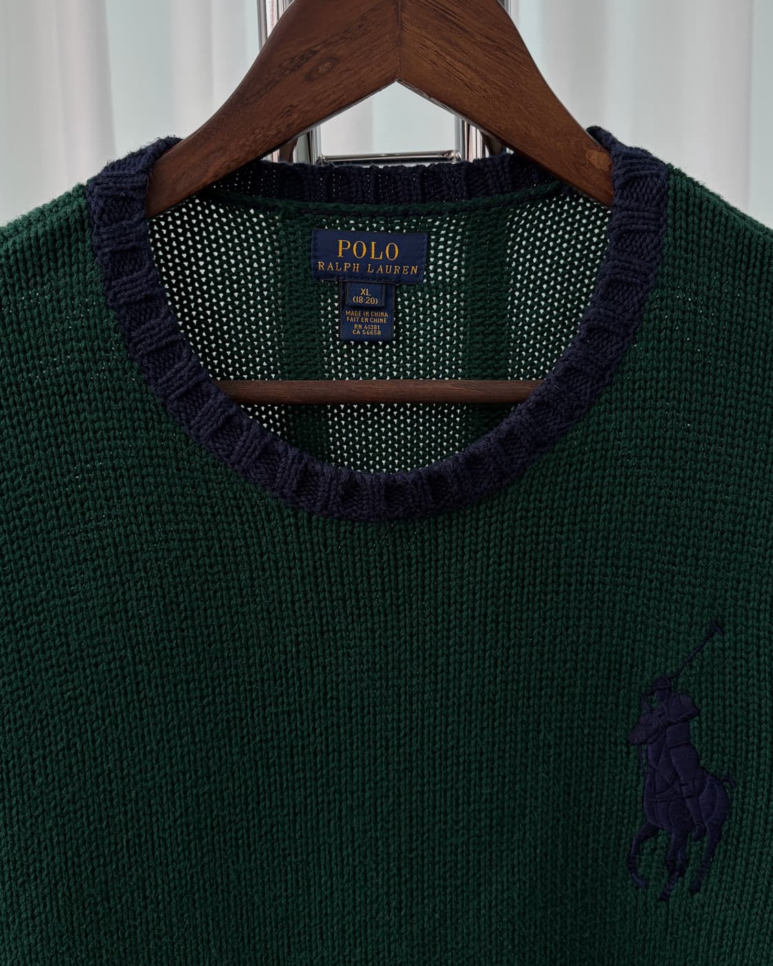 [M-L]폴로 랄프로렌 빅포니 치프키프 코튼 니트 상품이미지7