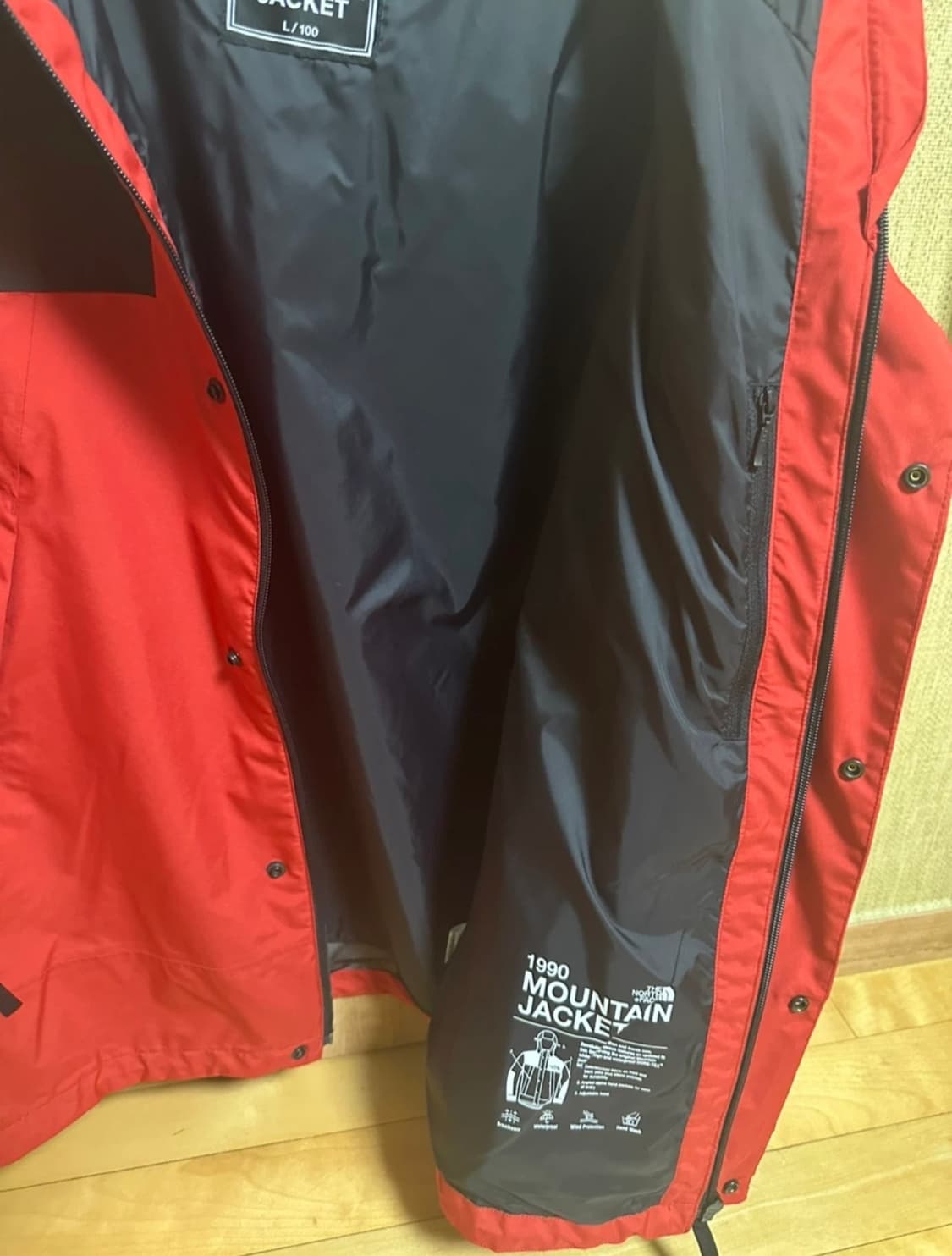 노스페이스 1990 마운틴 고어텍스 자켓(L) 상품이미지4