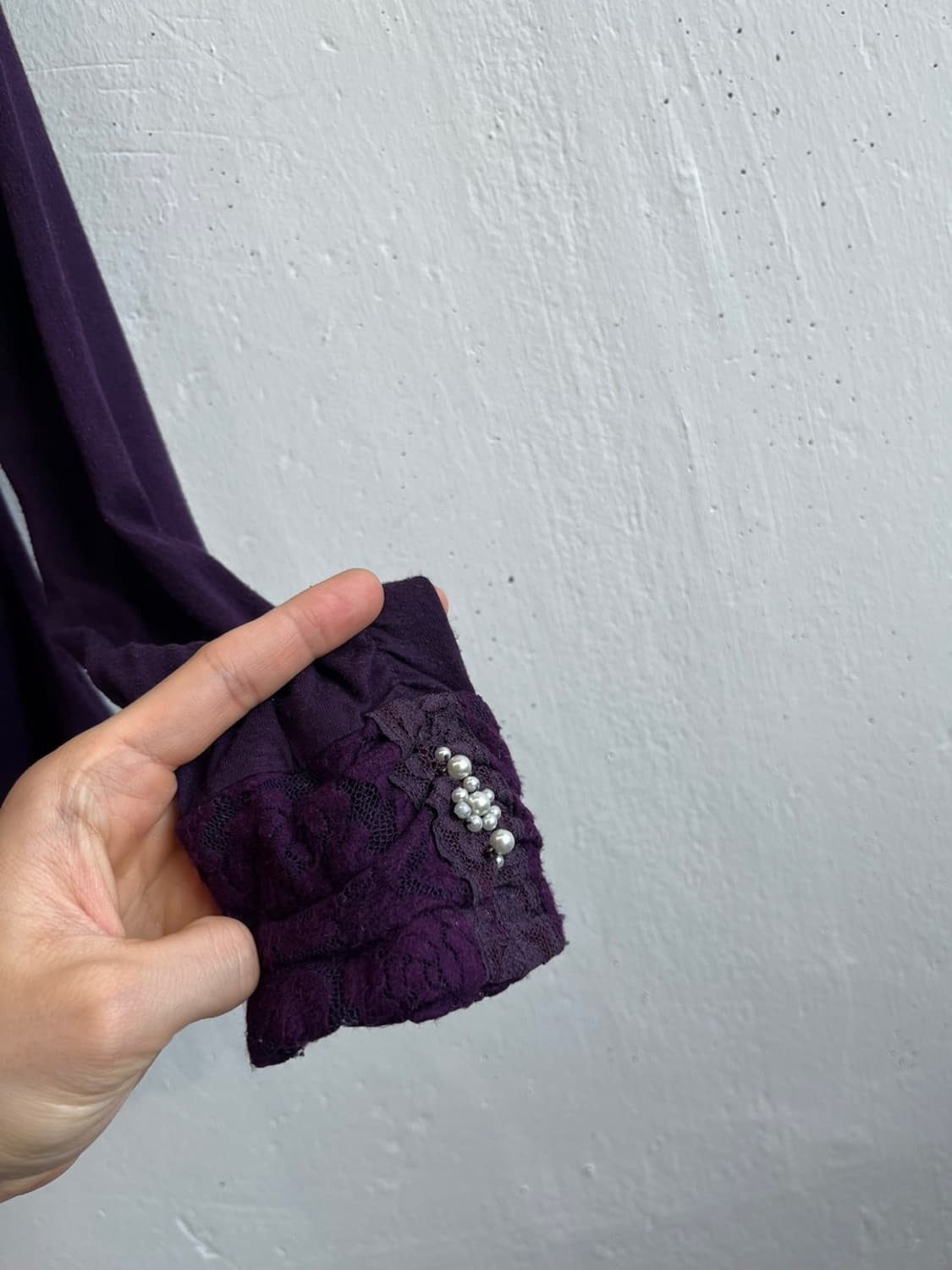 액시즈팜 레이스 터틀넥 롱슬리브 탑  상품이미지2