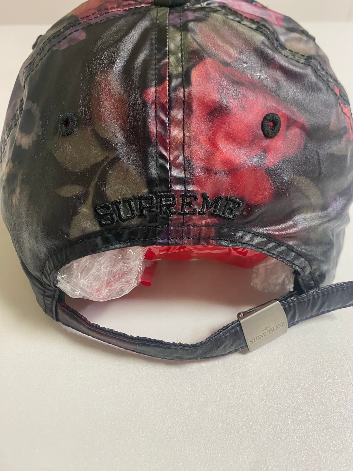 [OS] 17FW 슈프림 X 스톤아일랜드 라미 6패널캡 블랙 상품이미지2