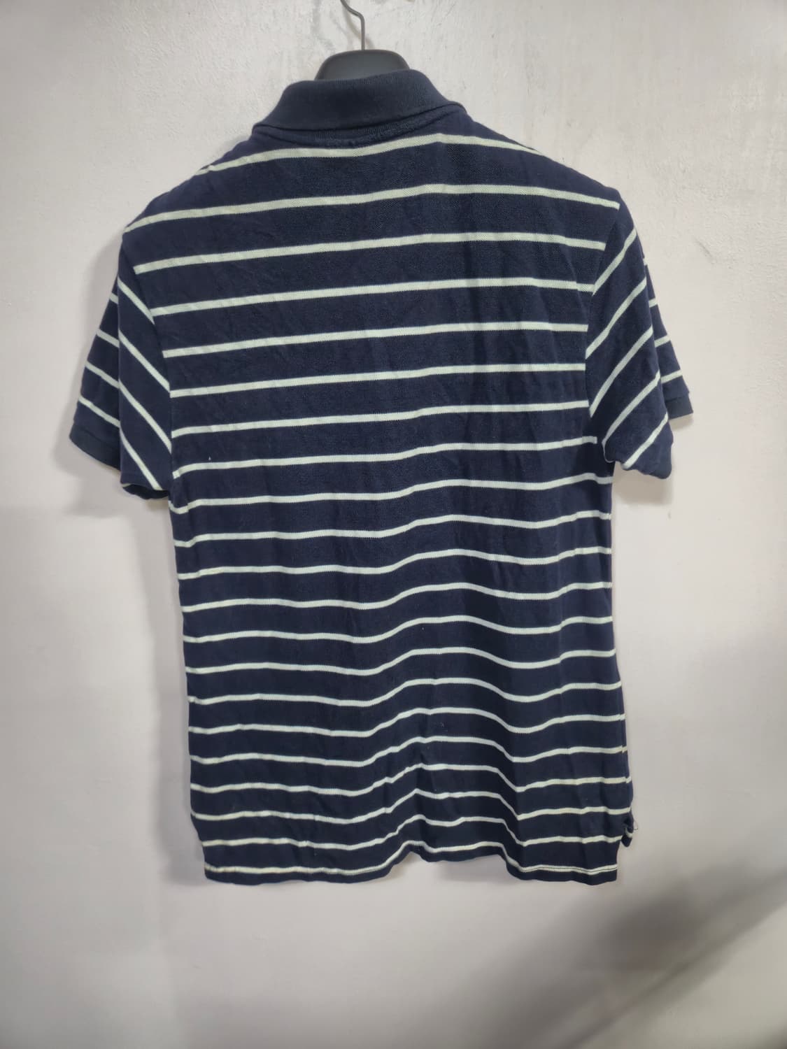 라코스테 스트라이프 반팔 폴로티 네이비 상품이미지3