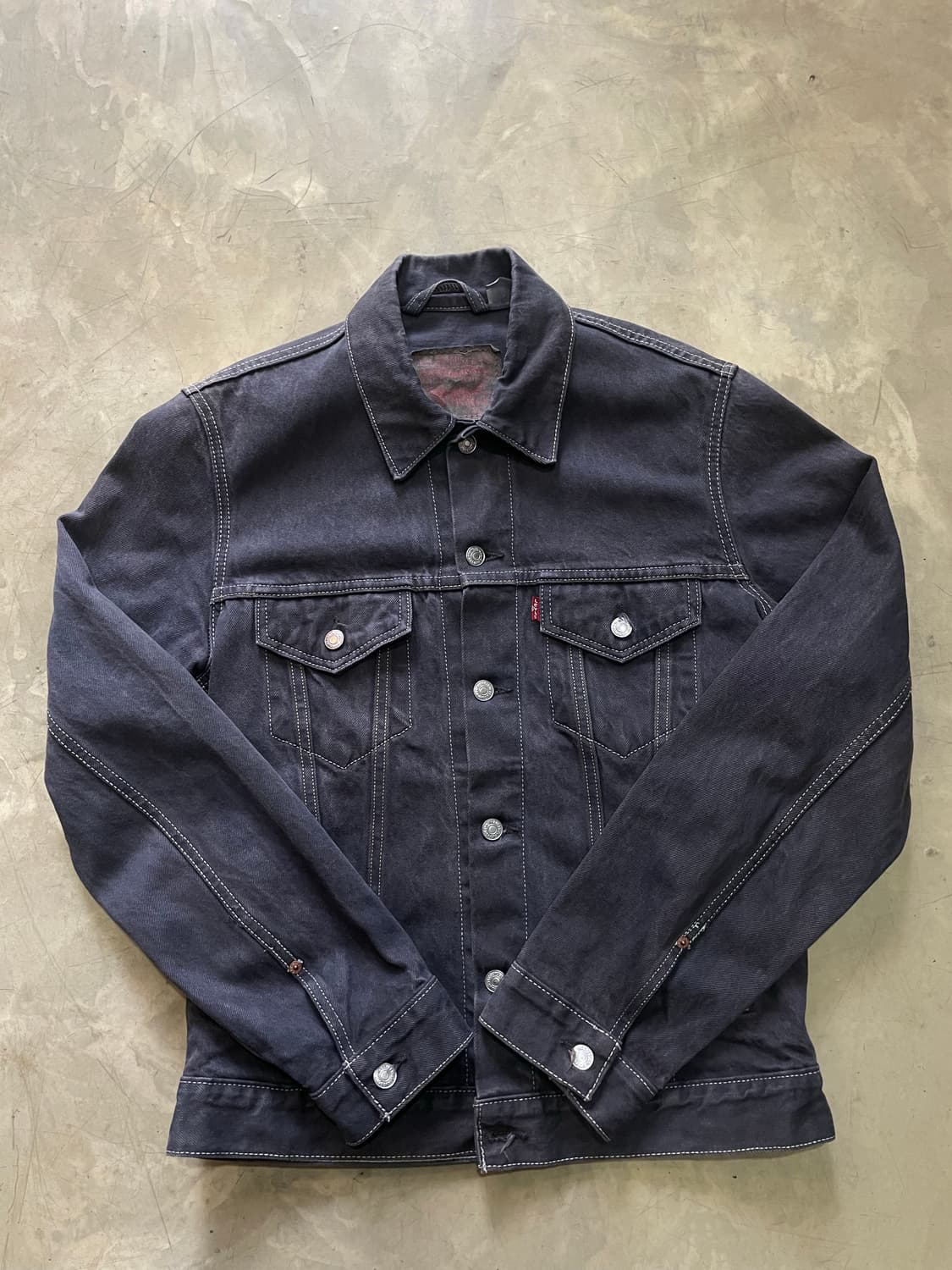리바이스 블랙 데님 자켓 M 상품이미지3